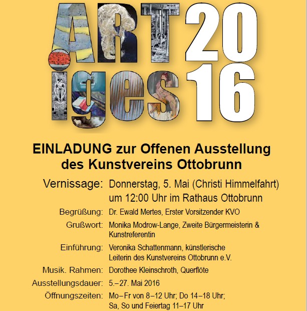 exhibition by Christine Renner; Ausstellung von Christine Renner