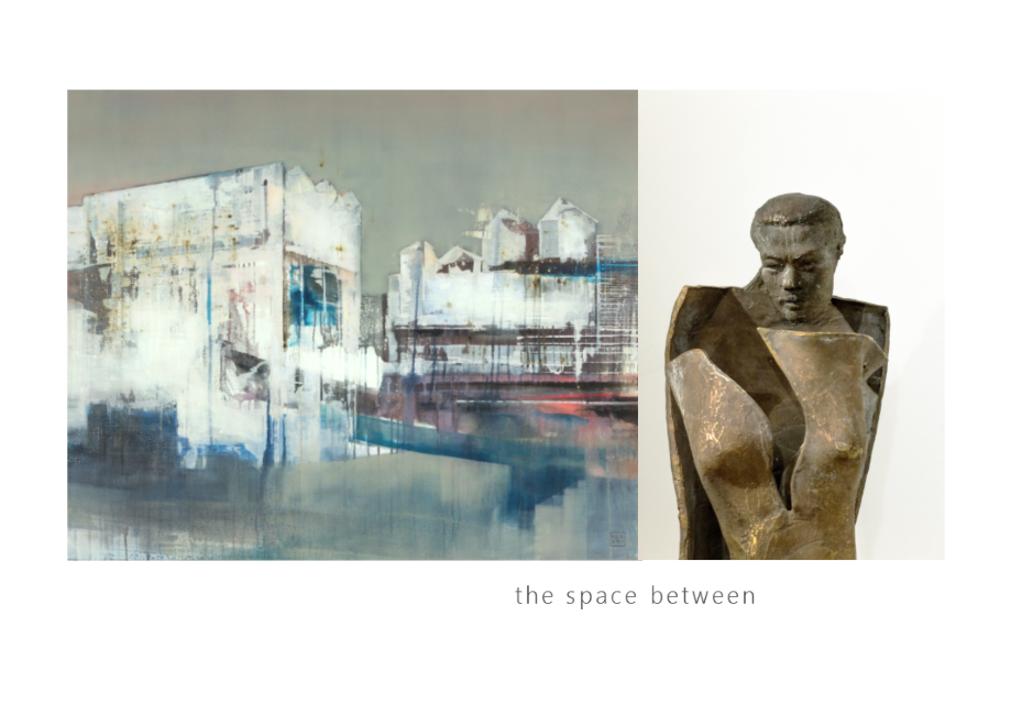 THE SPACE BETWEEN  Christine Renner Zusammen THE SPACE BETWEEN   ZUSAMMEN MIT MEIKE VON ARNDT  (BRONZEPLASTIKEN)