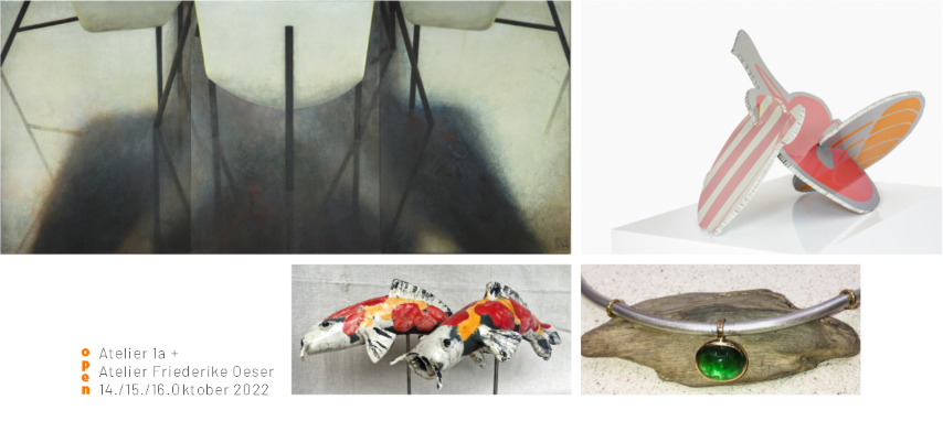 Offenes Atelier 2022 Ausstellung / Exhibition Atelier 1a