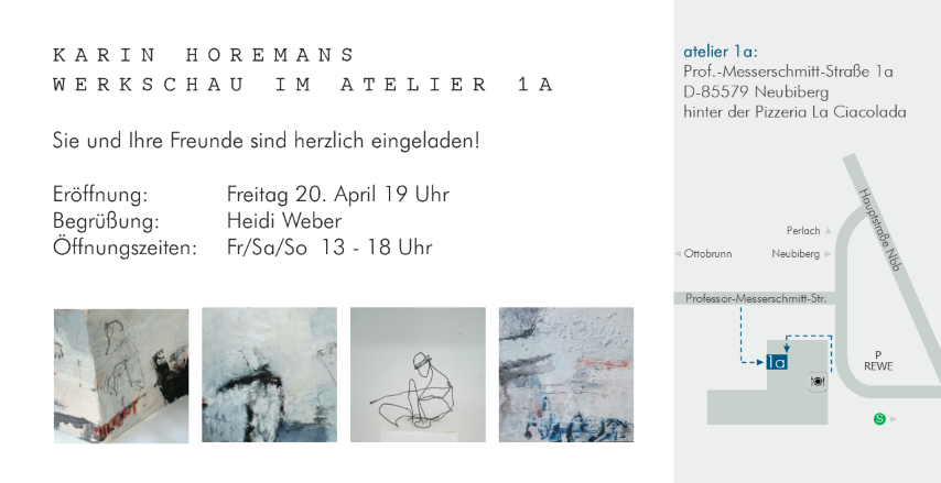 Karin Horemans presents in Atelier 1A