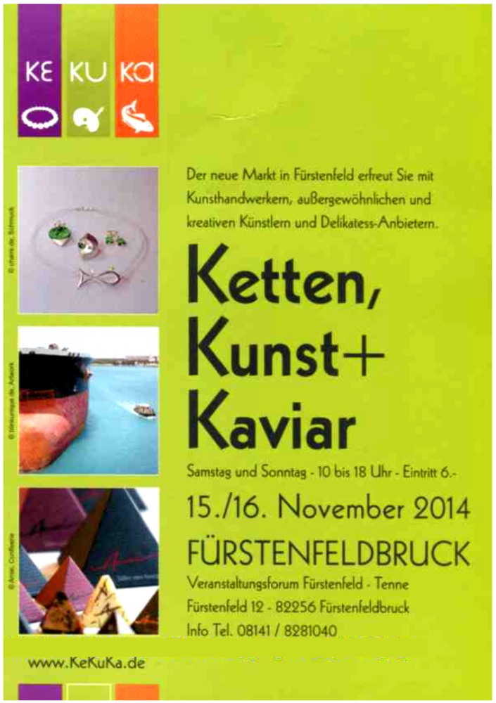 exhibition by Christine Renner; Ausstellung von Christine Renner