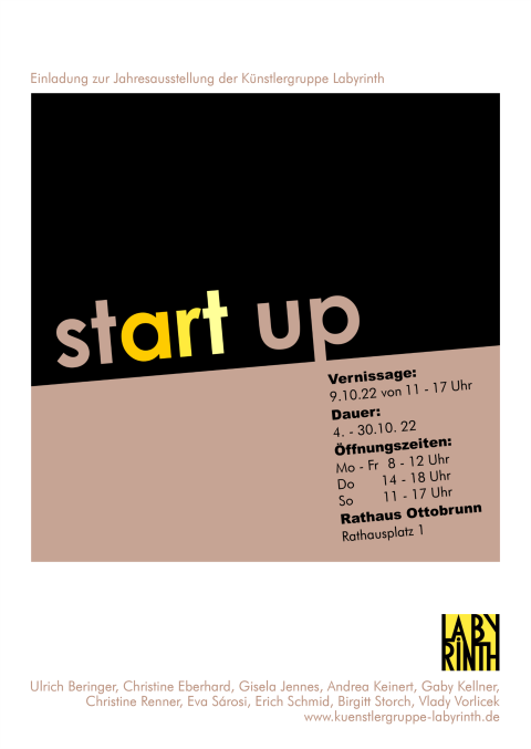 start up Ausstellung / Exhibition Rathaus Ottobrunn