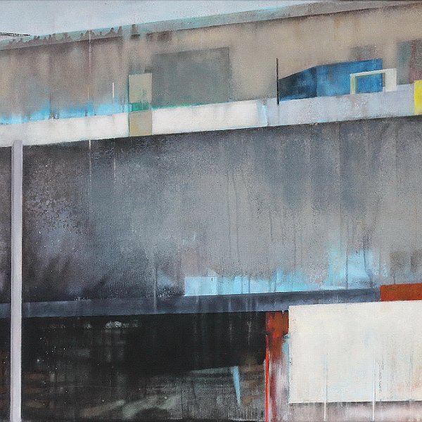 Duisburg Hafen II / 2015 - Acryl auf Leinwand,  120*80 cm