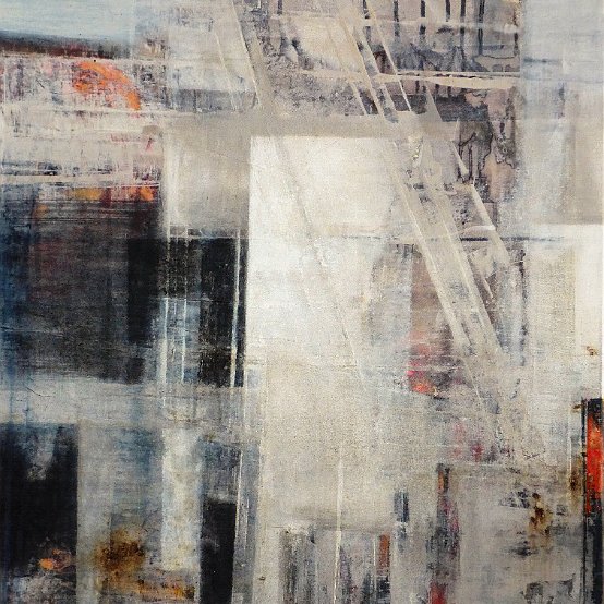 Urban Structures 1 / 2016 - Acryl auf Leinwand, 60*80 cm