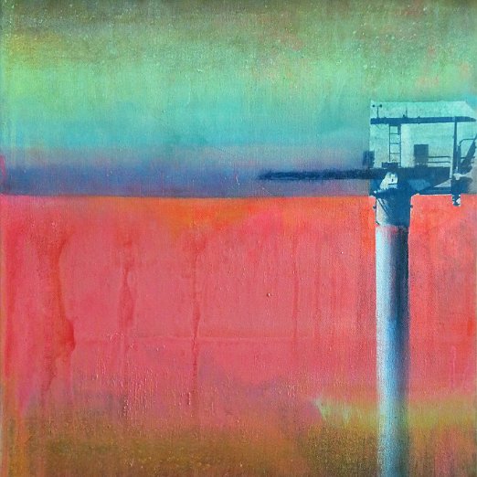 Urban Structures II-2  / 2017 - Acryl auf Leinwand, 50*70 cm