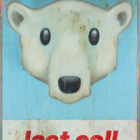 Last Call / 2021 - Acryl auf Leinwand - 100x70cm
