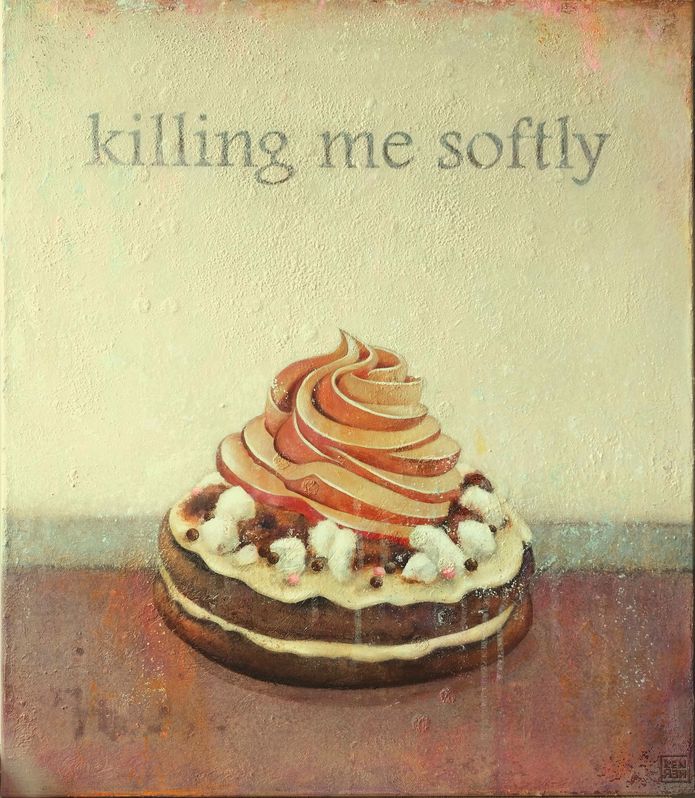 killing me softly - 2024 - Acryl auf Leinwand - 60x50cm