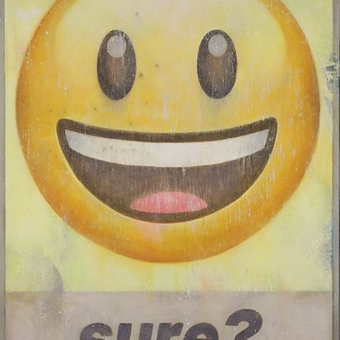 sure / 2021 - Acryl auf Leinwand - 100x70cm
