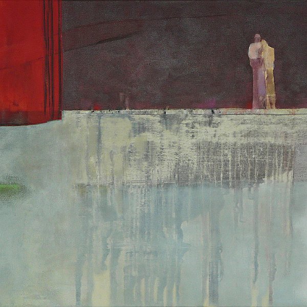 Auf der Bühne II / 2009 - Acryl auf Leinwand, 60*40 cm