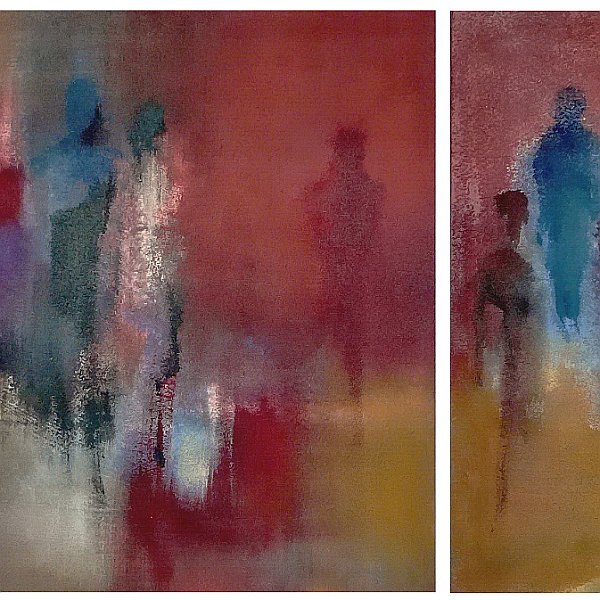 Passage III / 2009 -  Acryl auf MDF,  30 * 30 cm und 20 * 30 cm
