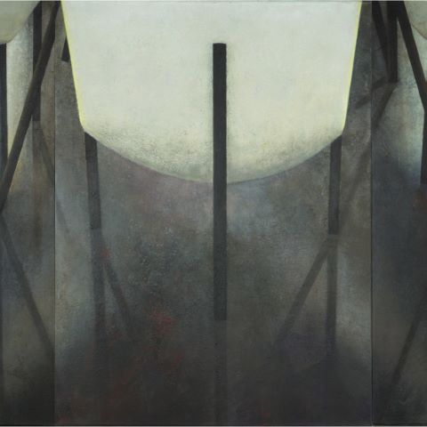 Hommage to the Chair - P.Starck / 2020 - Acryl auf Leinwand - 3teilig 80x60+80x80+80x60cm

