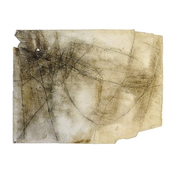 Reihe Contemplation 5 / 2015 - Oil and wax on paper ca. 30*40 cm